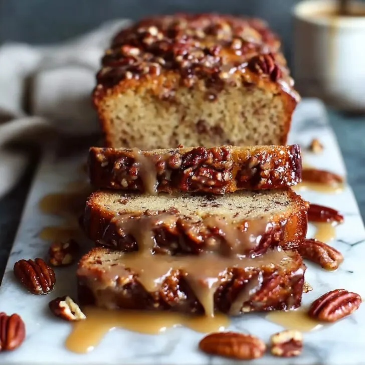 Pecan Praline Buttermilk Loaf Cake