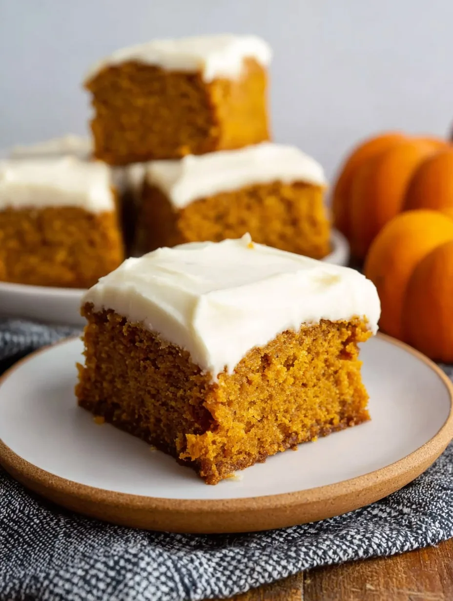 Pumpkin Bars with Cream Cheese Frosting Recipe