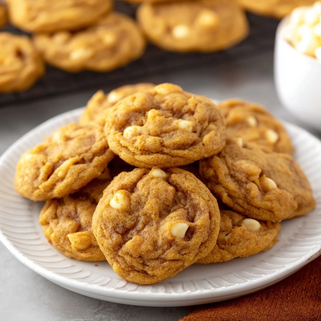 Pumpkin Pudding Cookies