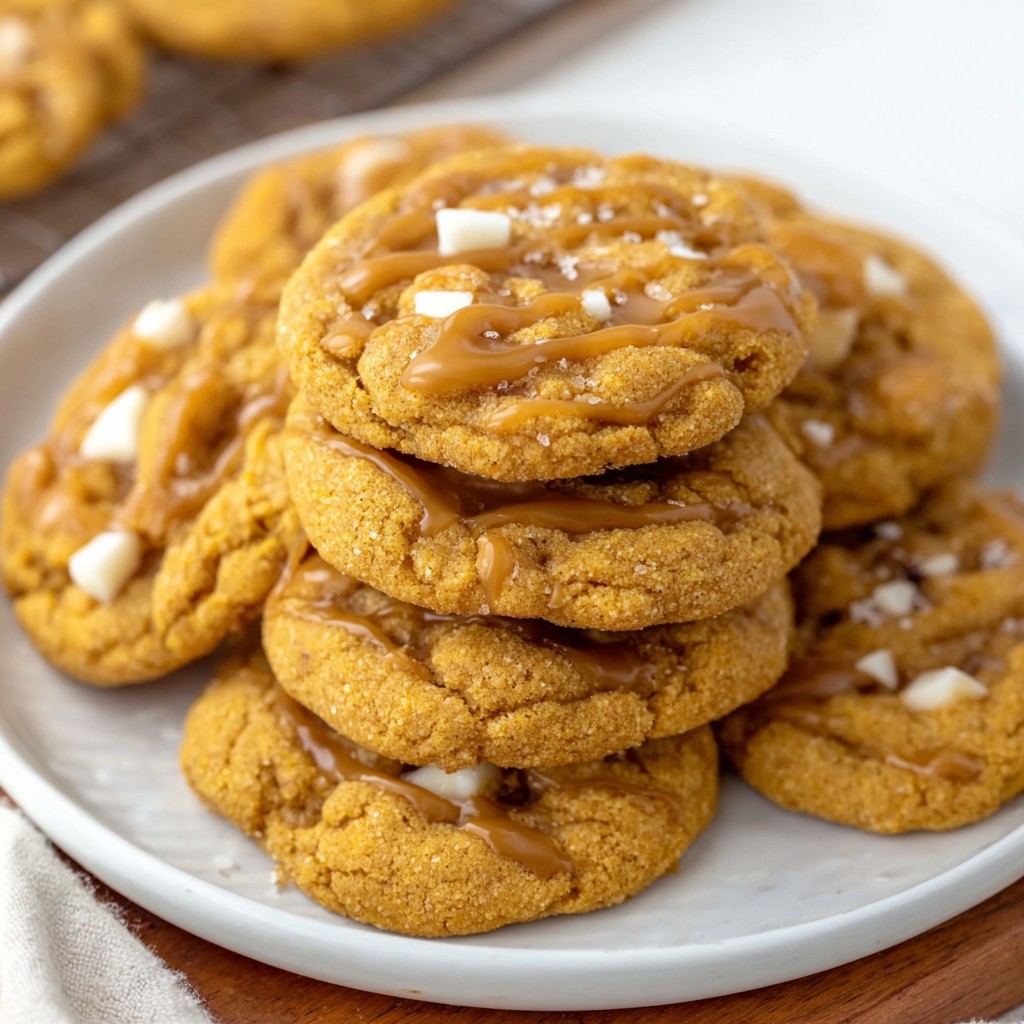 Pumpkin Pudding Cookies