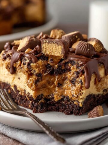 Reese’s Peanut Butter Earthquake Cake