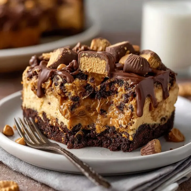 Reese’s Peanut Butter Earthquake Cake