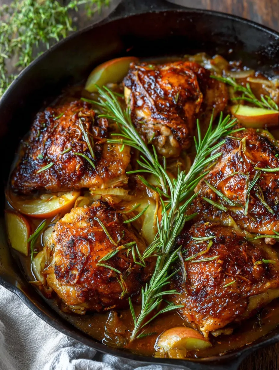 Rosemary Apple Cider Chicken Recipe