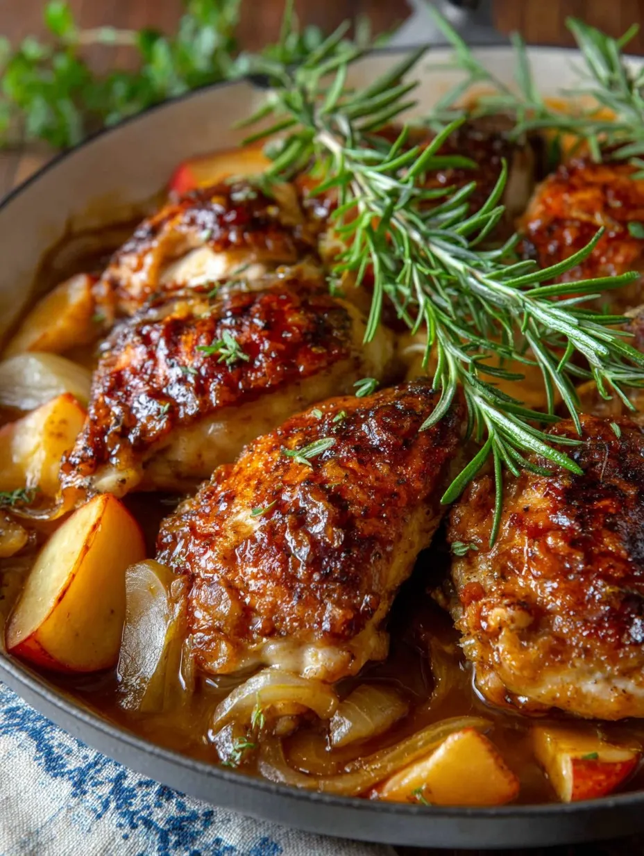 Rosemary Apple Cider Chicken Recipe