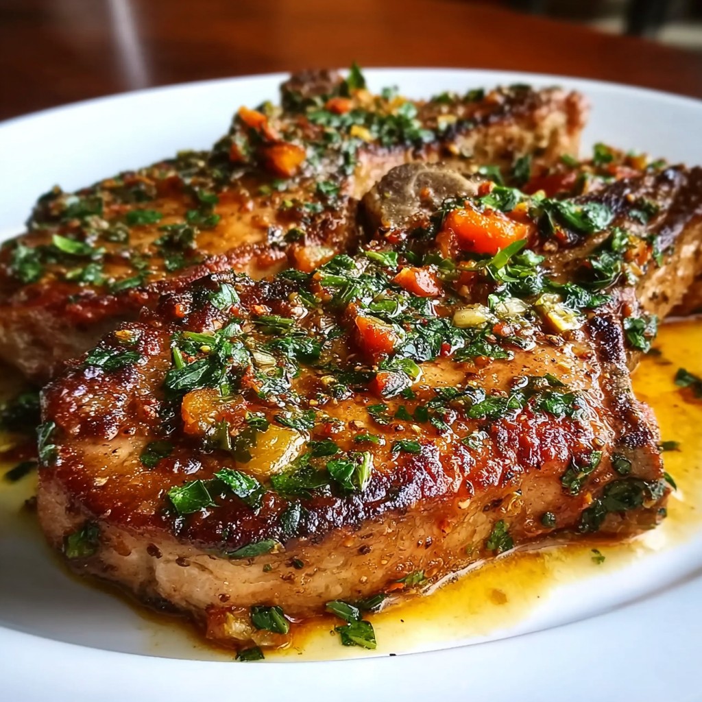 Sicilian Pork Chops