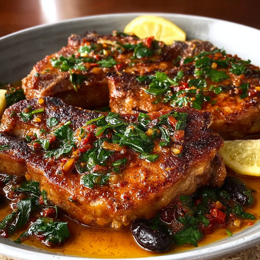Sicilian Pork Chops