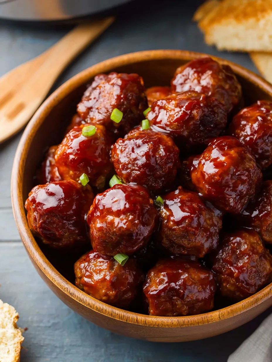 Slow Cooker BBQ Meatballs Slow Cooker BBQ Meatballs