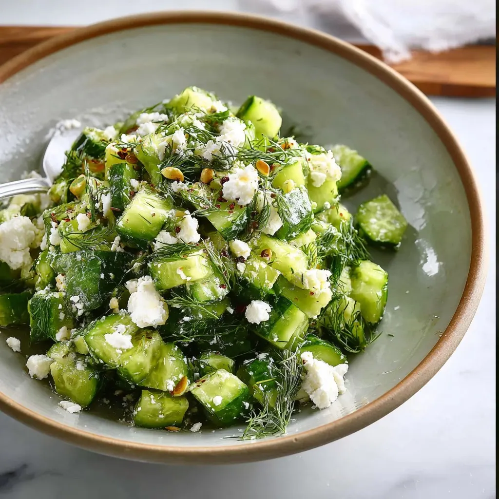 Smashed Cucumber Salad – With Feta and Dill Smashed Cucumber Salad – With Feta and Dill