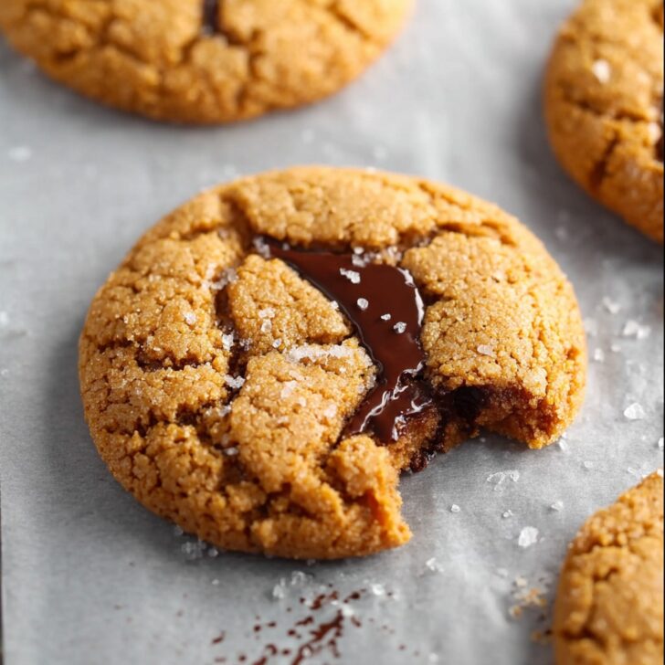 Soft & Chewy Molasses Cookies with Dark Chocolate