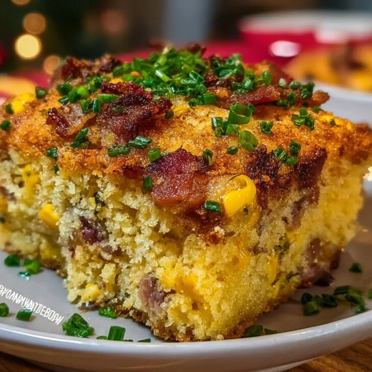 Southern Loaded Cornbread Casserole