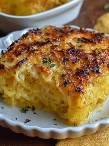 Spaghetti Squash Au Gratin