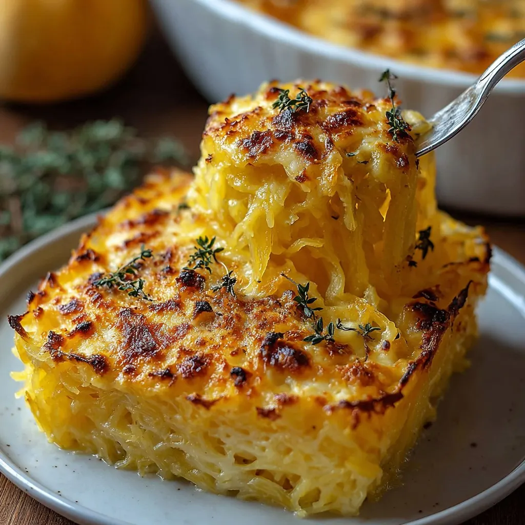Spaghetti Squash Au Gratin Spaghetti Squash Au Gratin