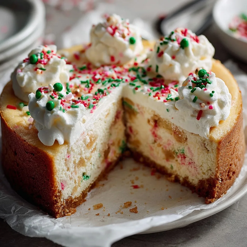 Sugar Cookie Cheesecake Christmas Dessert Sugar Cookie Cheesecake Christmas Dessert