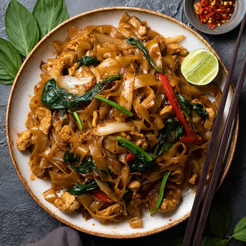 Thai Drunken Noodles (Pad Kee Mao)