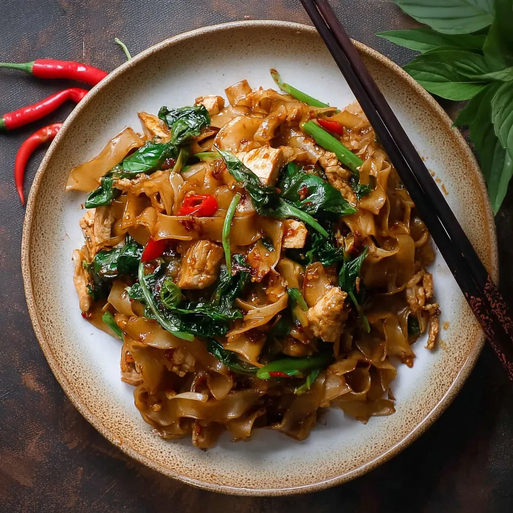 Thai Drunken Noodles (Pad Kee Mao) Thai Drunken Noodles (Pad Kee Mao)