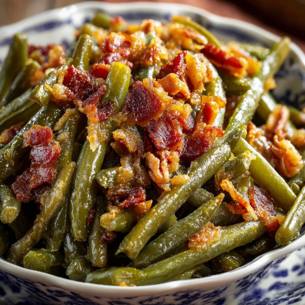 Thanksgiving Crack Green Beans