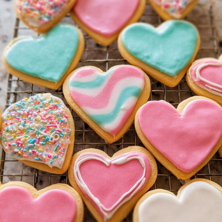 The Best Sugar Cookies Ever (Heart Shaped) !