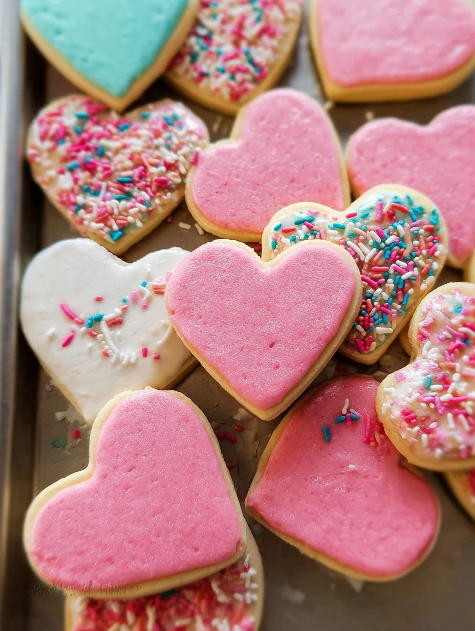 The Best Sugar Cookies Ever (Heart Shaped) ! The Best Sugar Cookies Ever (Heart Shaped) !