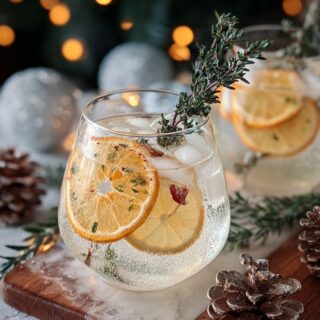 winter wonderland gin and tonic