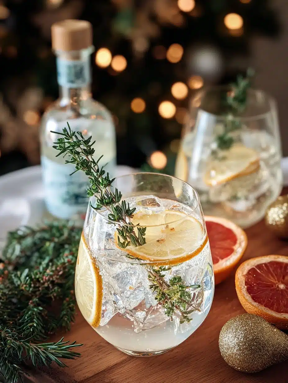Winter Wonderland Gin and Tonic