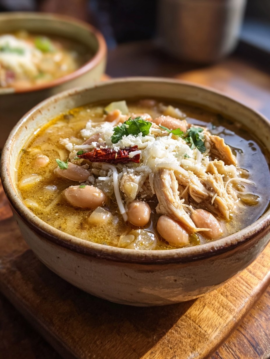 35-Minute White Cheddar Apple Chicken Chili You’ll Crave