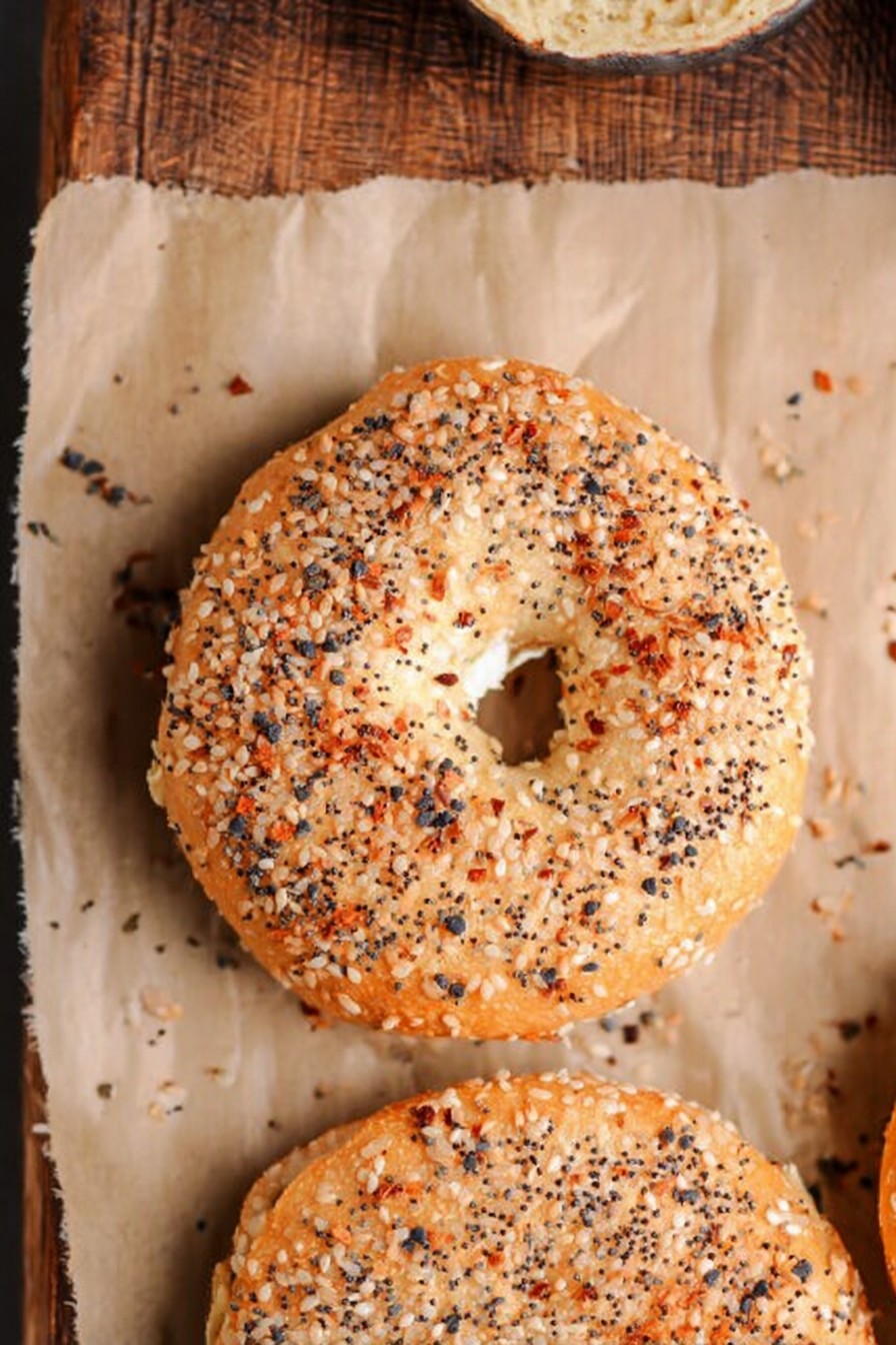 Cottage Cheese Bagel