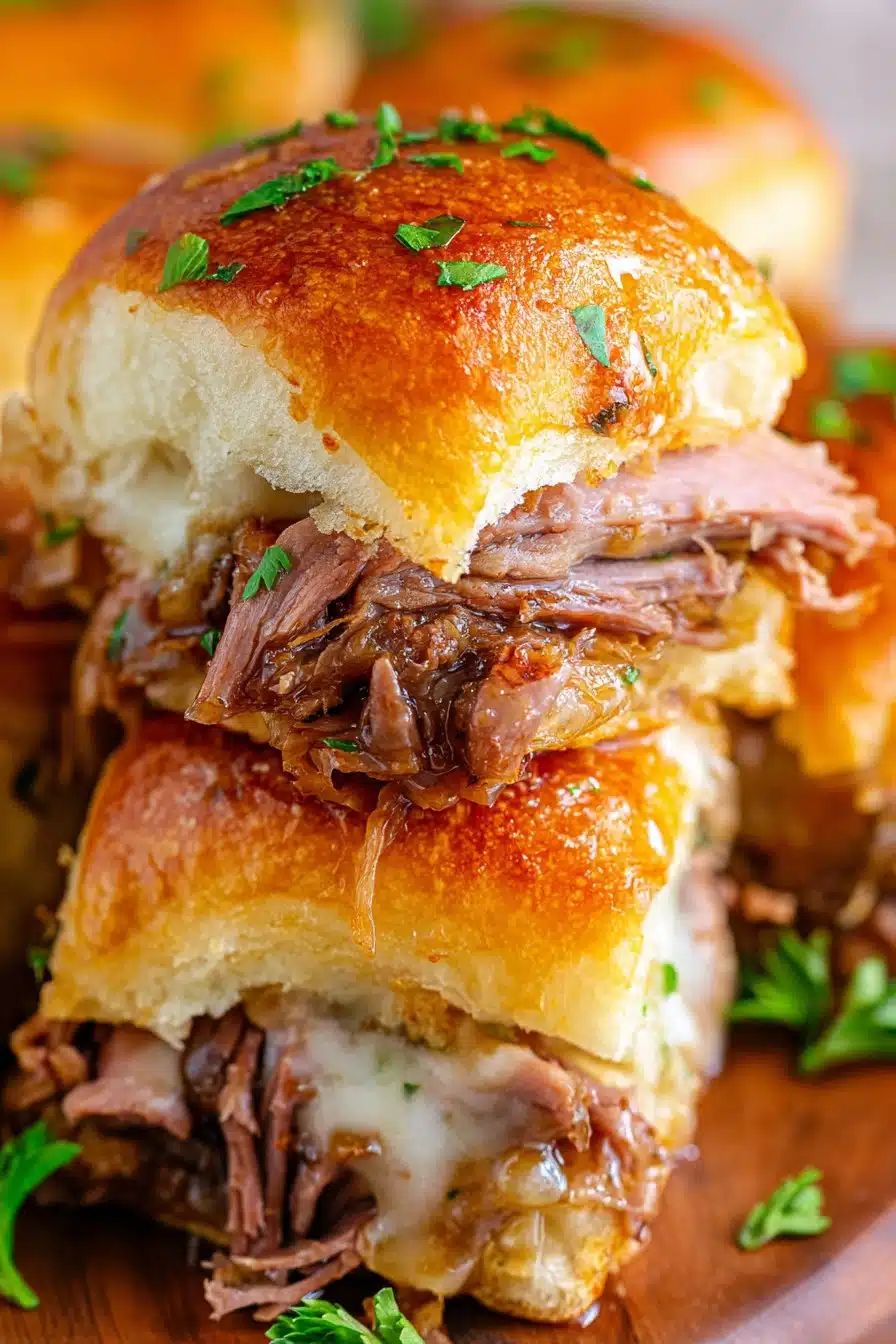 Easy French Dip Sliders Recipe