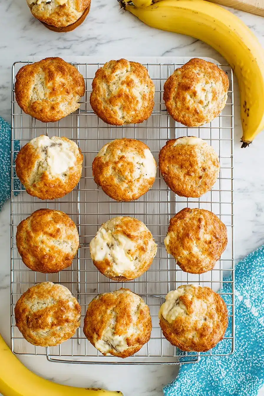 Fresh Banana Cream Cheese Muffins Recipe