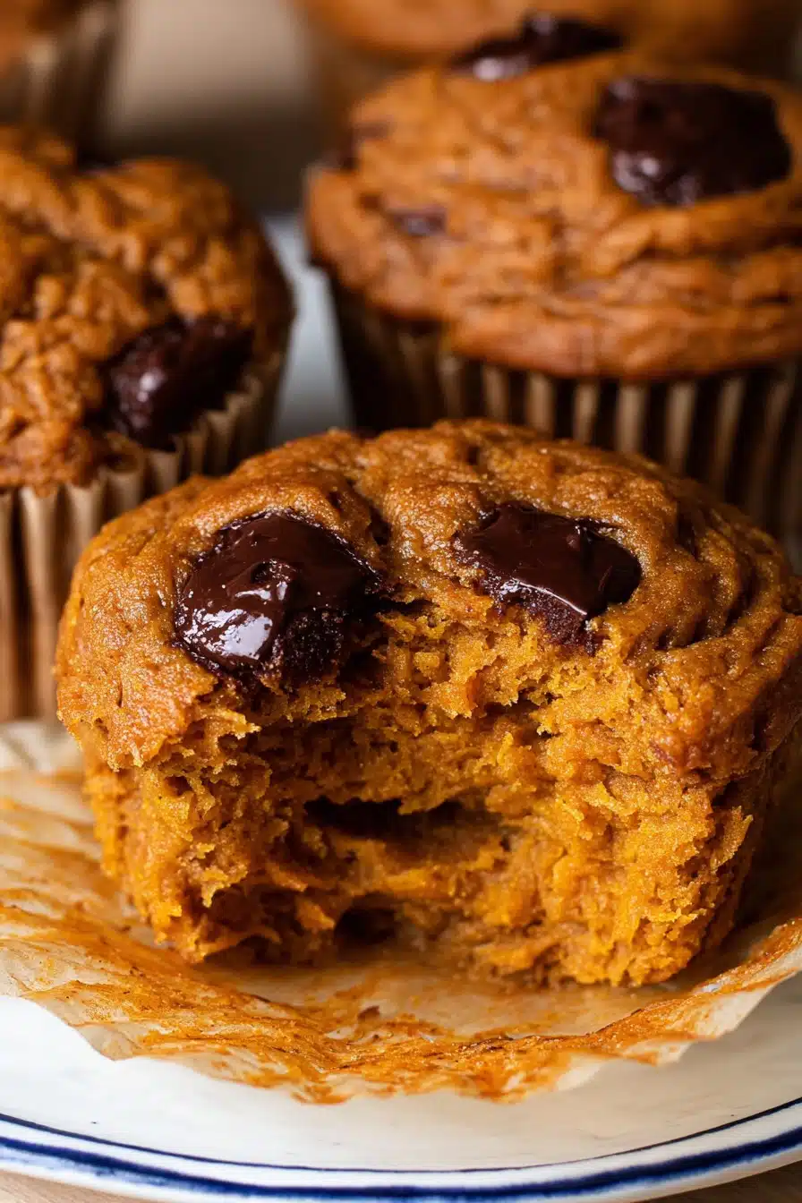 A delicious, irresistible picture of Greek Yogurt Sweet Potato Muffins with Spelt Flour