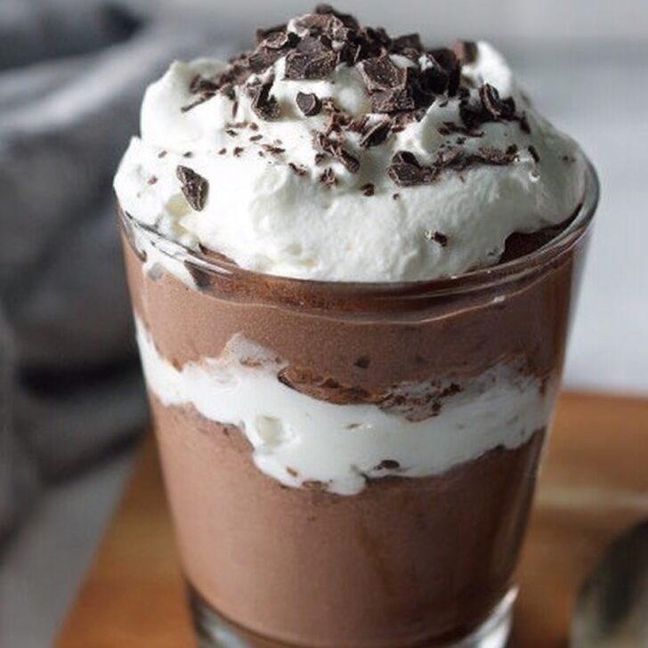 A delicious, irresistible picture of High Protein Cottage Cheese Chocolate Mousse