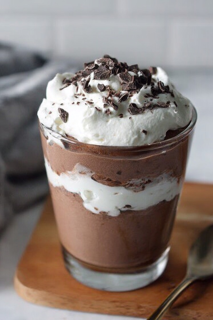 High Protein Cottage Cheese Chocolate Mousse