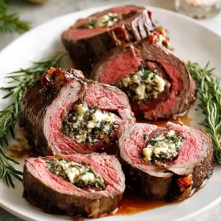Best Christmas Dinner Stuffed Beef Tenderloin