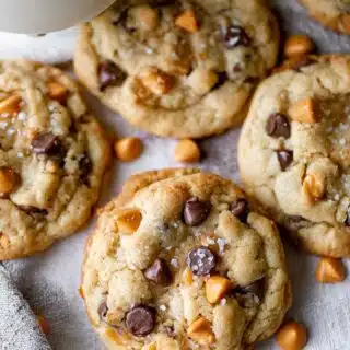 best ever butterscotch chocolate chip cookies