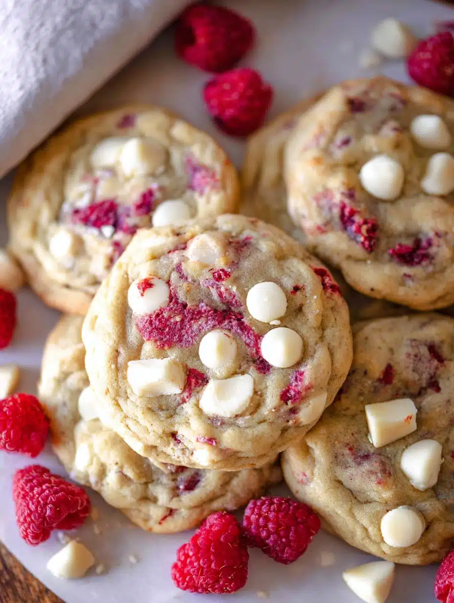 Best-Ever Raspberry White Chocolate Cookies