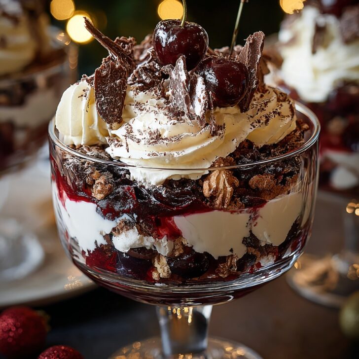 Black Forest Trifle for Christmas Dessert