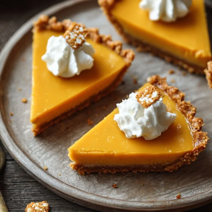 Cheese & Cracker Pumpkin Pies