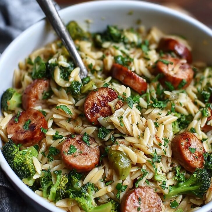 Chicken Sausage and Broccoli Orzo: A Delicious Recipe!