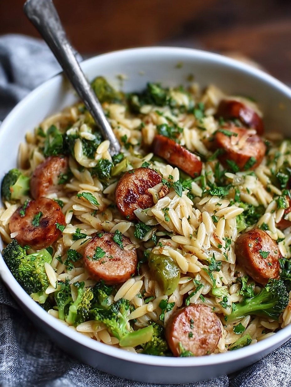 Chicken Sausage and Broccoli Orzo: A Delicious Recipe!