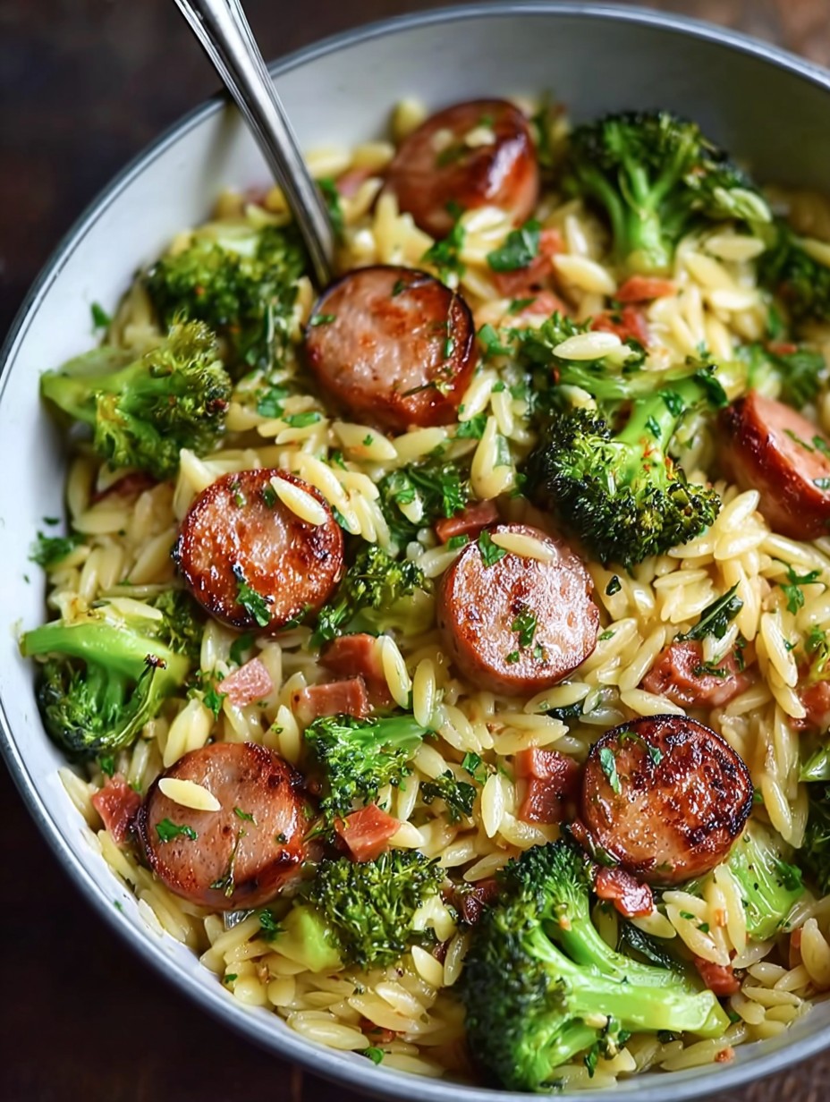 Chicken Sausage and Broccoli Orzo: A Delicious Recipe!