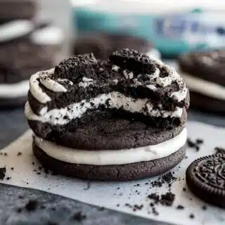 chocolate oreo crumbl cookie