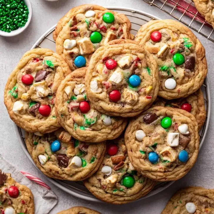 Christmas Kitchen Sink Cookies: All the Treats in One Bite