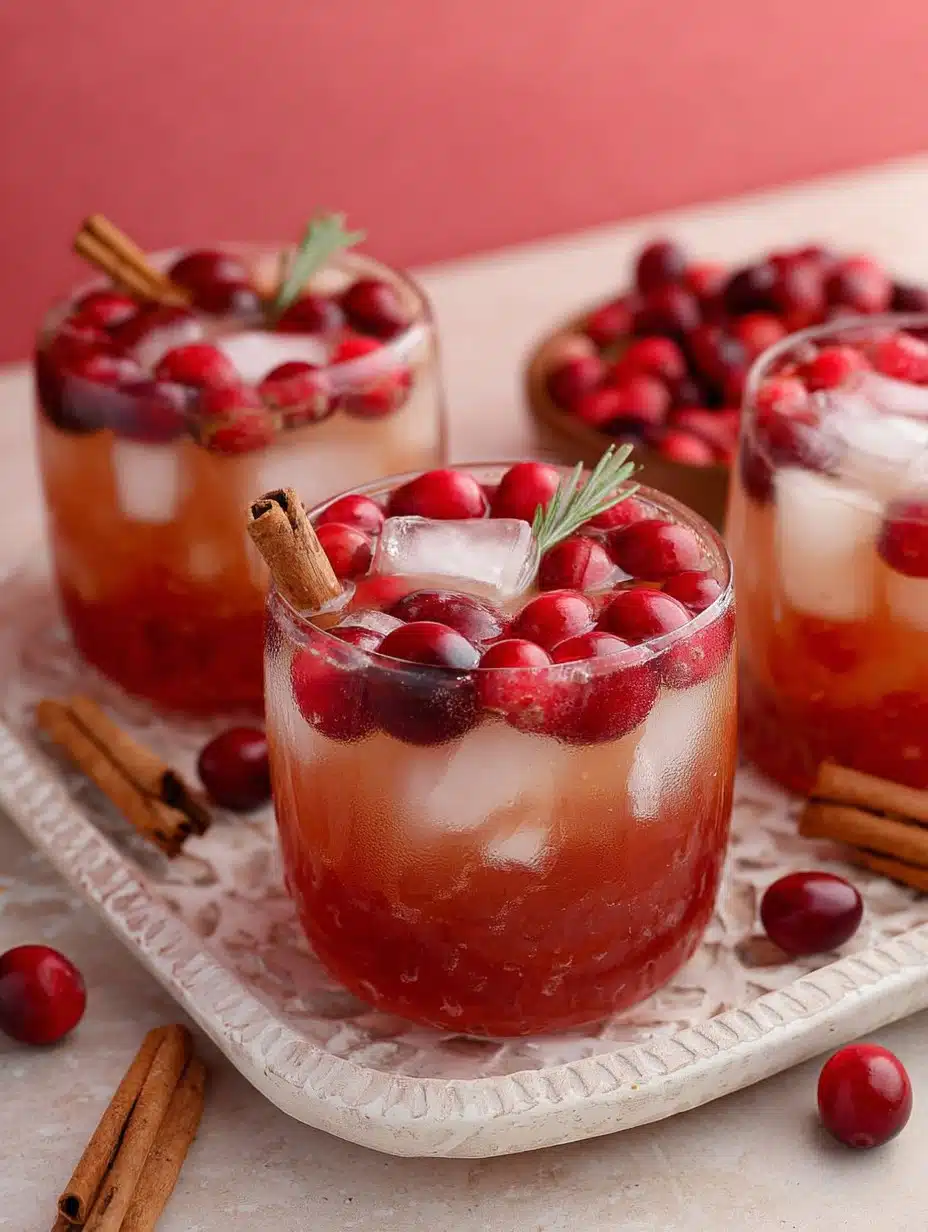 Cranberry Chai Mocktail