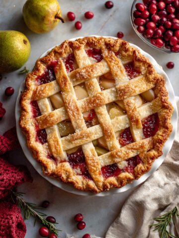 Cranberry Pear Pie: My Favorite Cozy Pie Recipe Ever