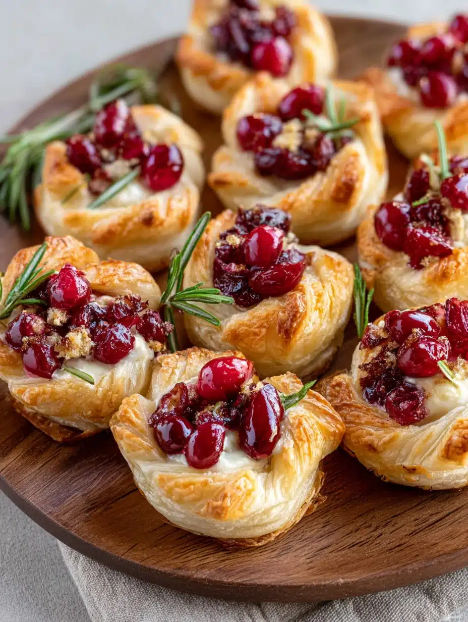 Cranberry Brie Bites