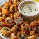 crispy ranch breaded mushrooms