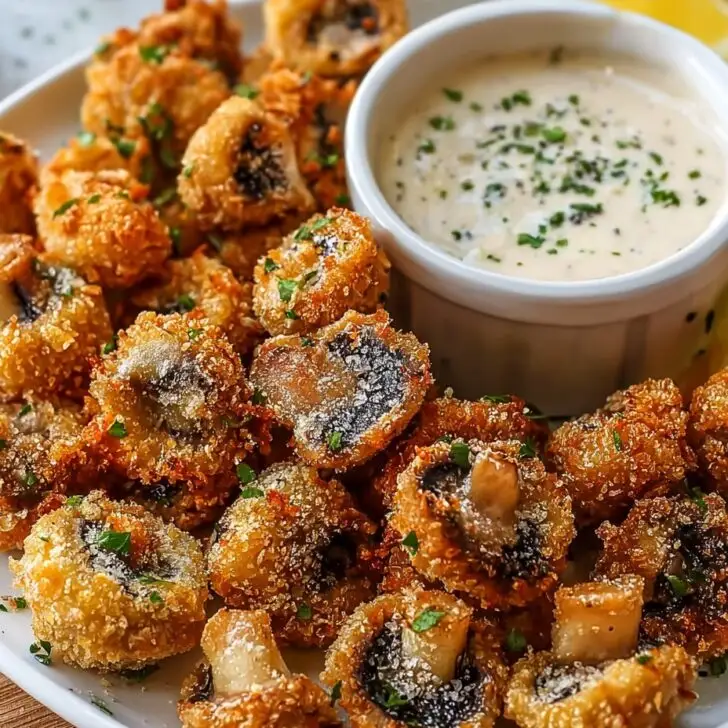 Crispy Ranch-Breaded Mushrooms
