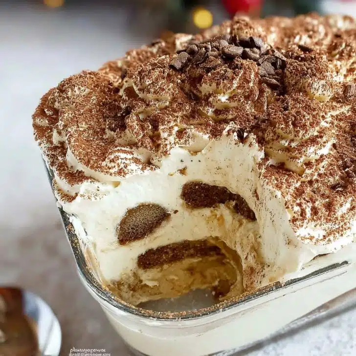 Easy Gingerbread Tiramisu Christmas Dessert