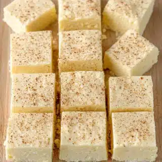 eggnog fudge