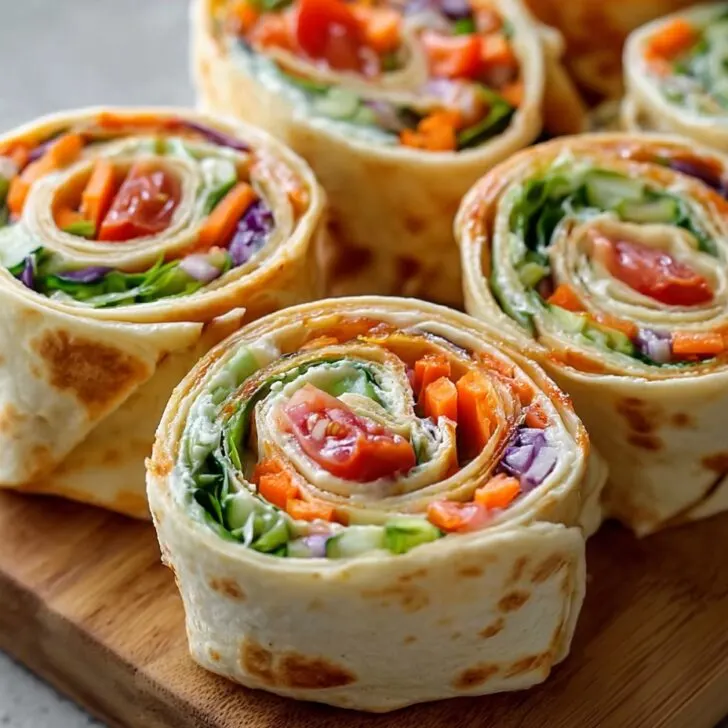 Fresh Vegetable Tortilla Roll Ups: My Go-To Easy Snack Recipe