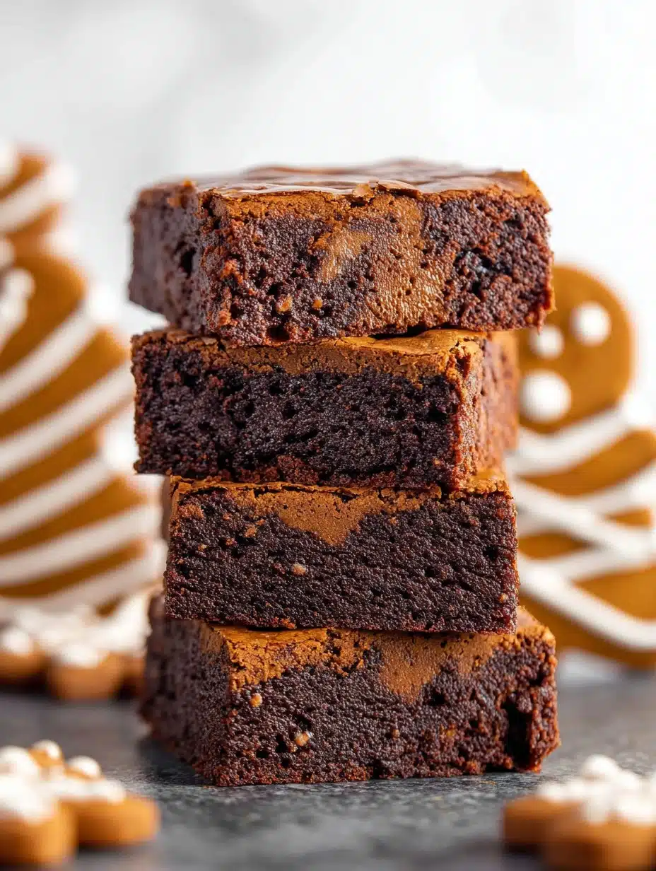 Gingerbread Brownies